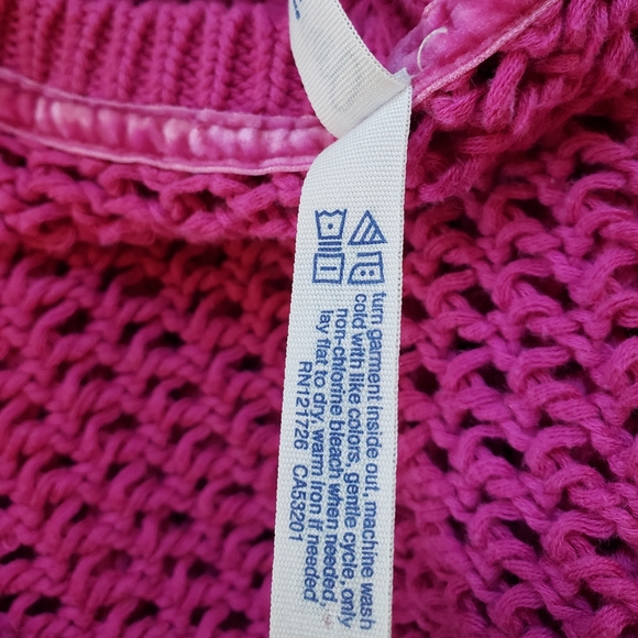 Aeropostale Pink V Neck Sweater Size S - Picture 5 of 5